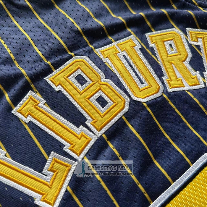 Camiseta Indiana Pacers Tyrese Haliburton NO 0 Mitchell & Ness 2020-21 Azul